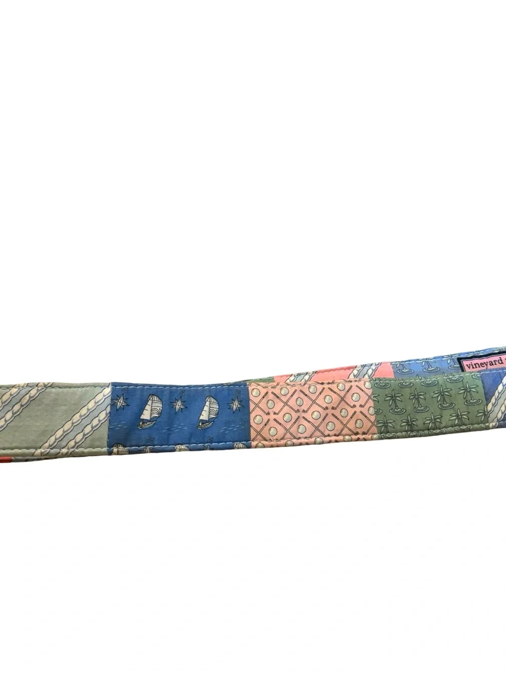 Vineyard Vines Signature Patchwork Belt, 100% Cotton, Small beach belt 🏝️⛵️